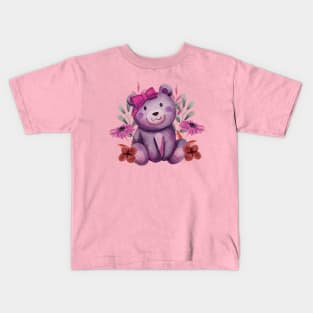 Pink bear Kids T-Shirt